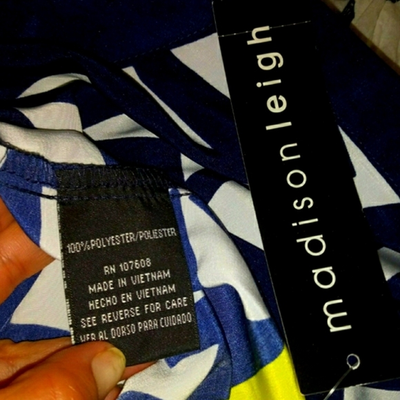 Madison Leigh Sheath Dress Size 12 Bell Sleeve NWT - Picture 8 of 9